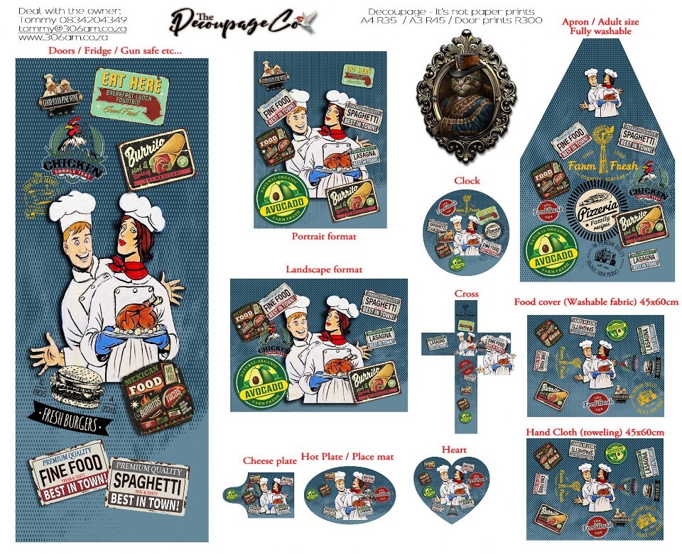 The Decoupage paper printing company in South Africa. We